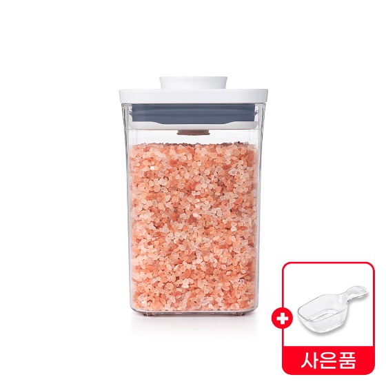 [한국공식] 옥소 굿그립 원터치 정사각 밀폐용기 1L (증정)부착형 스쿱